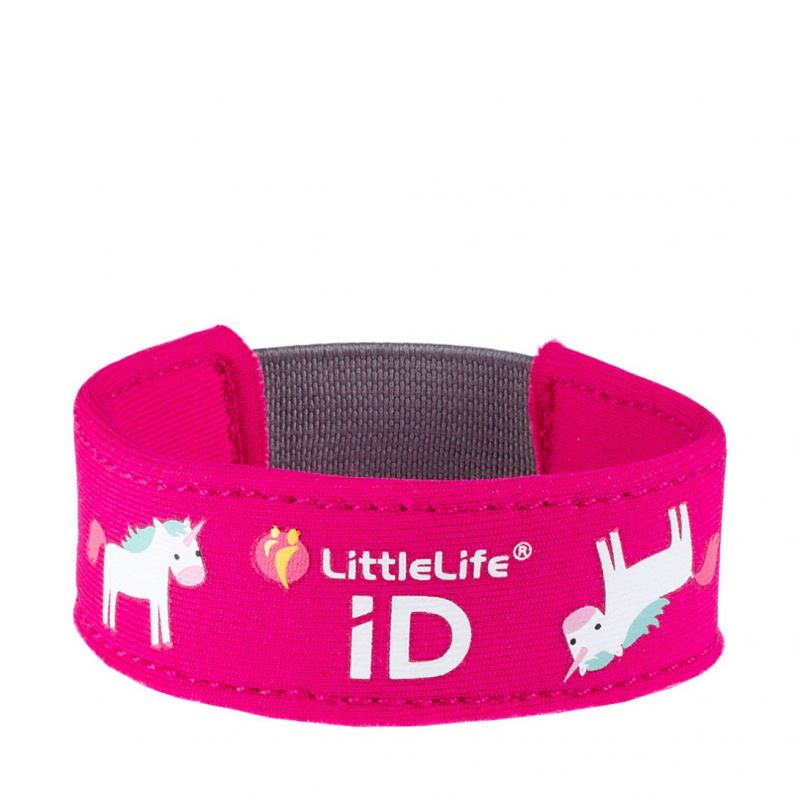 LittleLife Safety iD Strap - Růžová, jednorožec