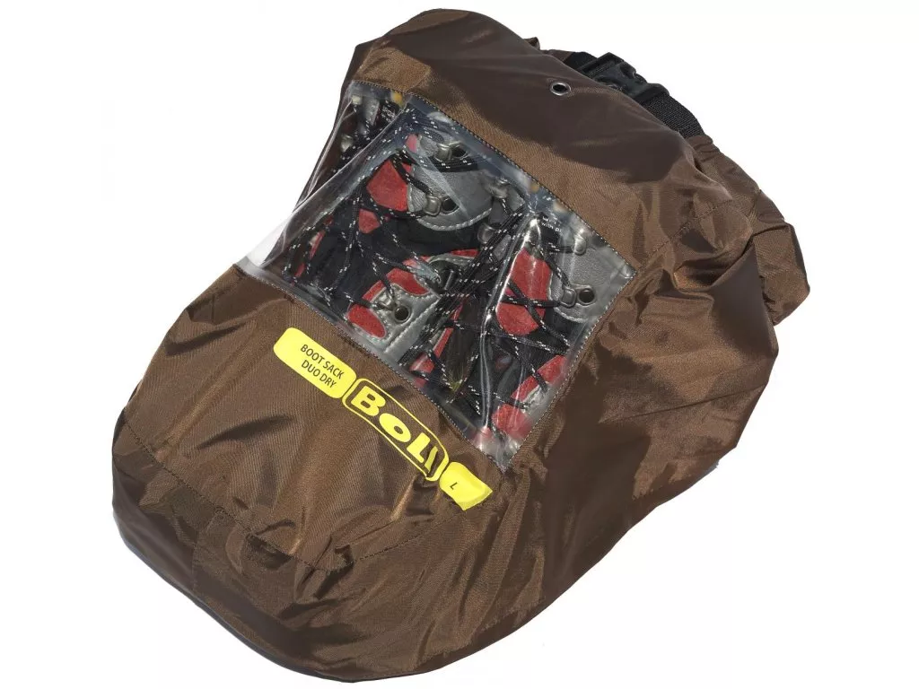 Nepromokavý vak na boty Boll Boot sack duo dry - L, Hnědá