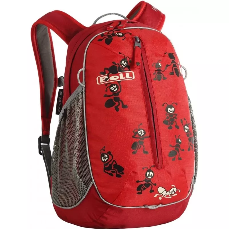 Červený dětský batoh Boll Roo 12 - Mravenci