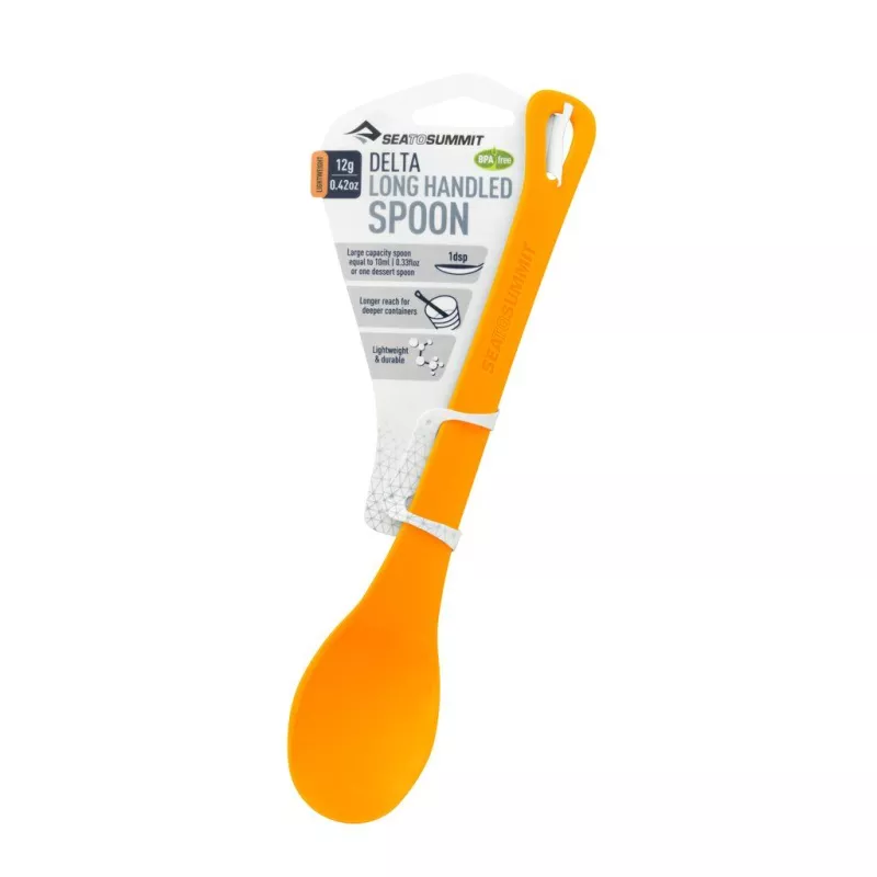 Lžíce Sea To Summit Delta long handled spoon - Oranžová