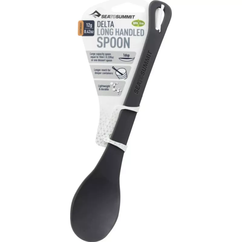 Lžíce Sea To Summit Delta long handled spoon - Šedá